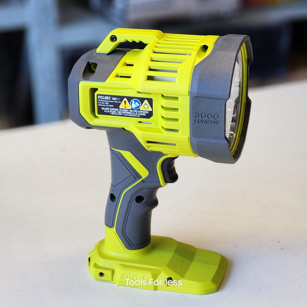 ONE+ 18V Cordless LED Spotlight (Tool Only) ONE+ 18V Cordless LED Spotlight (Tool Only)